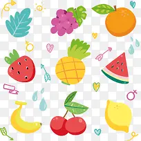 营养水果背景图