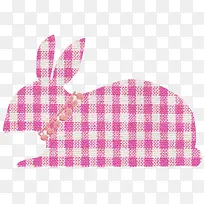 布纹艺术装饰兔子图案