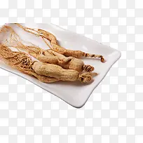 长碟子里的高丽参