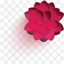 剪纸鲜花