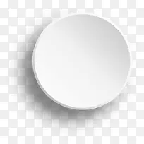圆形白色瓷盘
