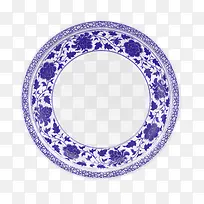 圆形青花瓷盘