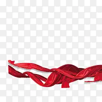 飘逸红绸带