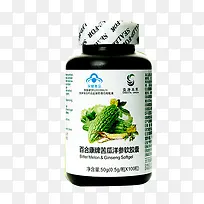 百合康牌苦瓜洋参软胶囊