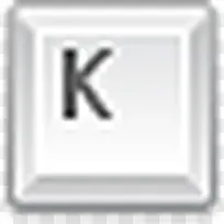 电脑键盘K键图标