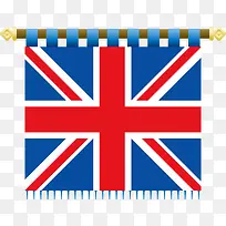 英国国旗创意矢量图