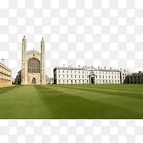 美丽的剑桥草坪