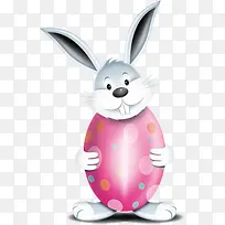 兔子bunny和红色彩蛋PNG图标