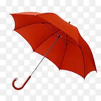 红色雨伞唯美意境图