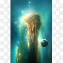 简约梦幻梦境意境唯美素材图