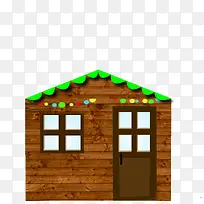 木质小房子