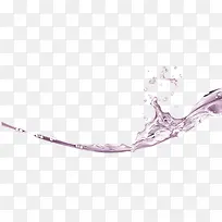 紫色透明液体