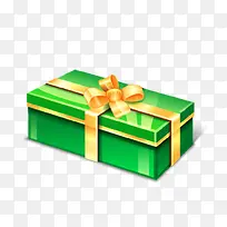 绿色密封礼物盒