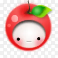 红色笑脸苹果