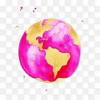 粉色地球