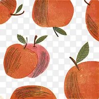 苹果插画图案艺术