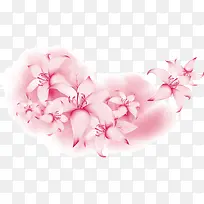 浪漫粉色婚纱照素材下载