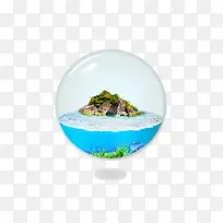 海洋玻璃球