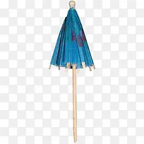 蓝色漂亮油纸伞