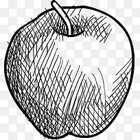 苹果手绘矢量图