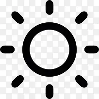 太阳图标