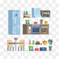 卡通家具图标
