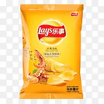 乐事薯片椒盐元宝虾味