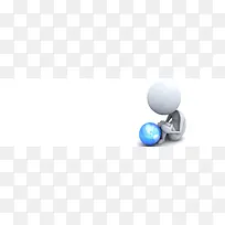 D小人商务广告banner