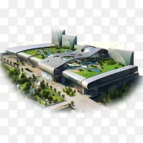 杭州国际展览中心图案