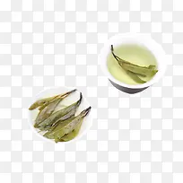苦丁茶饮茶素材