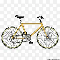 自行车换色卡通