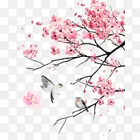 春季日本樱花海报