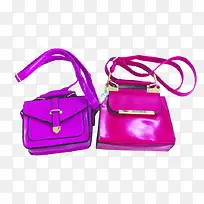 紫色皮包单肩包斜挎包