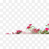 花朵漂浮背景装饰