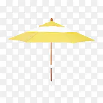 黄色油纸伞图片