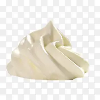 厚实的奶油裱花素材