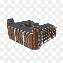 校园欧式建筑