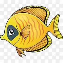 海底世界色彩斑斓的热带鱼