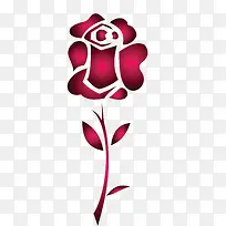 红色玫瑰花