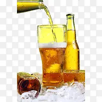 啤酒酒杯酒瓶