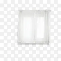 白色文艺窗帘，窗户装饰