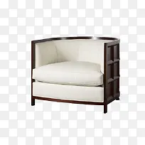 现代布料单人沙发