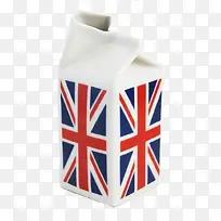 英国国旗陶瓷牛奶盒