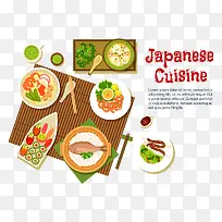 卡通日本菜式
