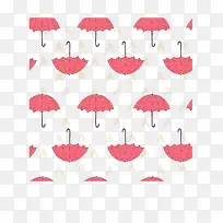 红色雨伞背景图