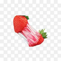 广告创意草莓口香糖