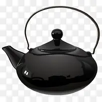 黑色茶壶