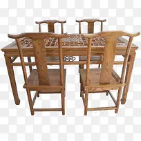 古典木桌椅