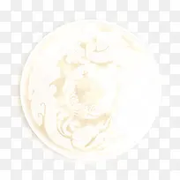 白色创意合成效果白色的文理月亮