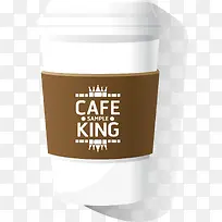 矢量创意设计白色咖啡杯